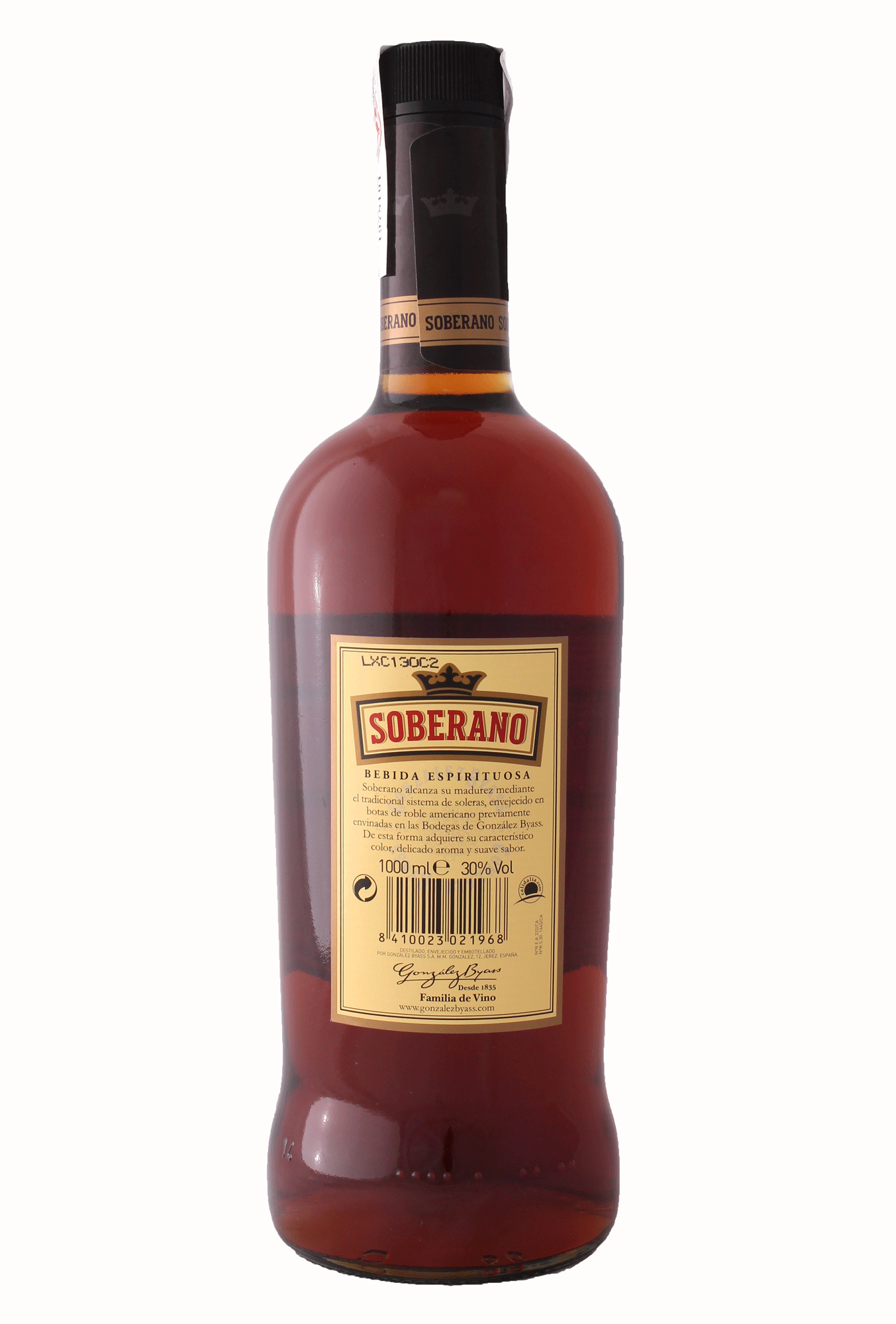 Brandy Soberano 100 cl - Imagen 3