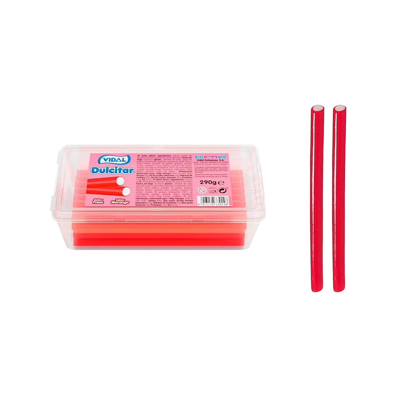 Dulcitar Fresa 9 tarrinas de 290g