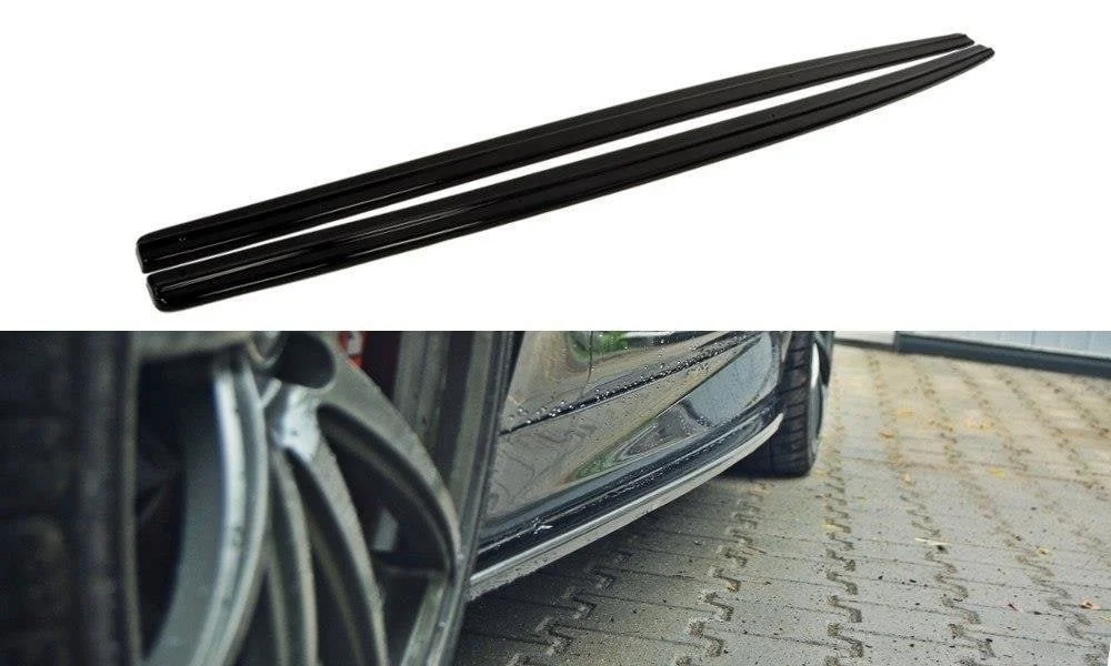 DIFUSORES DE TALONERAS PARA BMW 5 F10/ F11 M-POWER/ M-PACK – NEGRO BRILLANTE MAXTON DESIGN - Imagen 2
