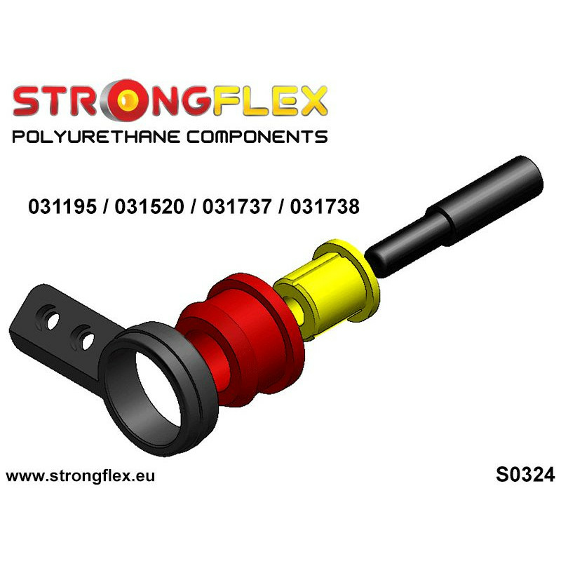 SILENTBLOCK BRAZO INFERIOR DELANTERO (BRAZO TRANSVERSAL E46) SPORT STRONGFLEX - Imagen 3