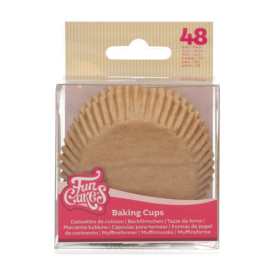 CAPSULAS CUPCAKES FUNCAKES – MARRON KRAFT - Imagen 3